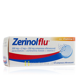 Zerinolflu compresse effervescenti