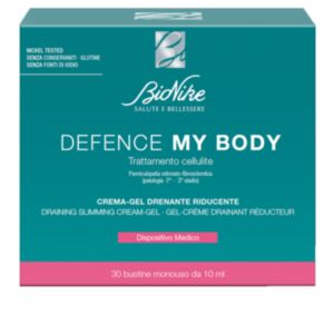 989669597 Bionike Defence My Body Crema-Gel Drenante Riducente 30 bustine
