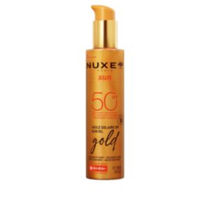 989893209 Nuxe Sun Olio Solare Dorato Alta Protezione Spf50 150 ml