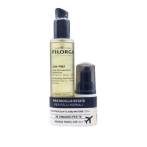 990007231 Filorga Skin-Prep Protocollo Estate Olio Struccante + Mousse Detergente Travel Size